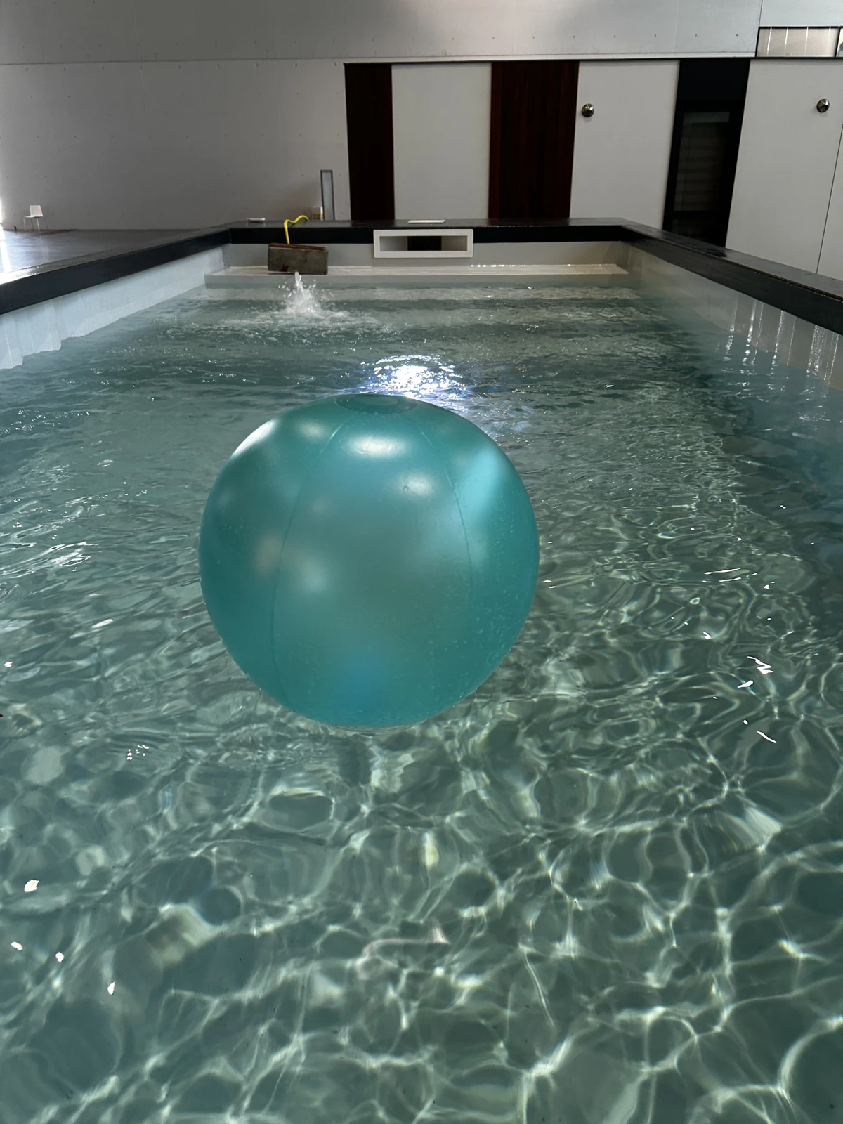 Water surface and pool edge in detail